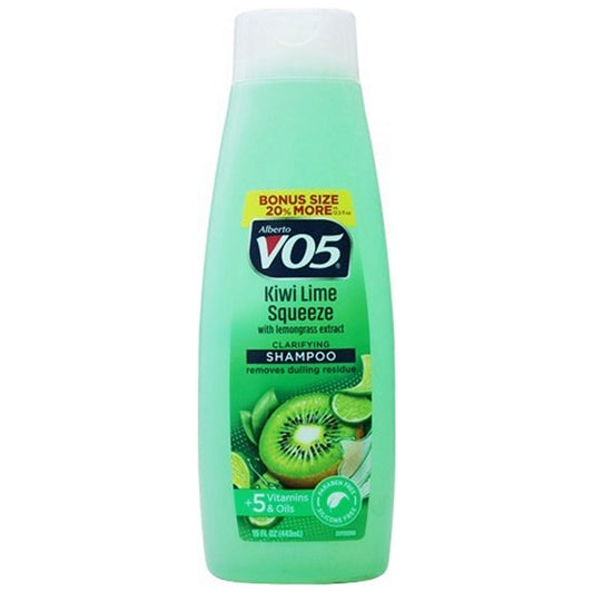 Vo5 Kiwi Lime Squeeze Shampoo, 15oz - (Pack of 6)